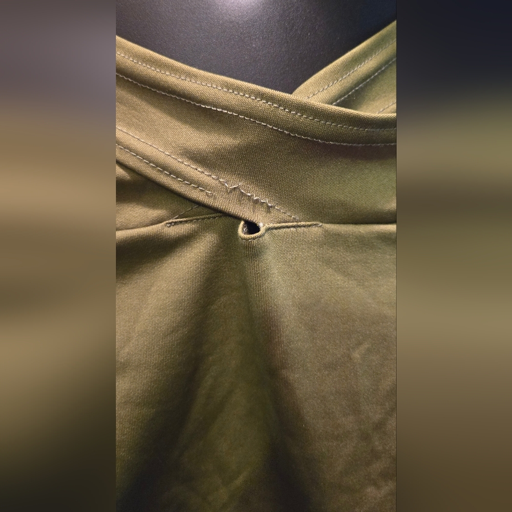 Olive green CUTE cut out swimsuit NEW no tags - Picture 5 of 11